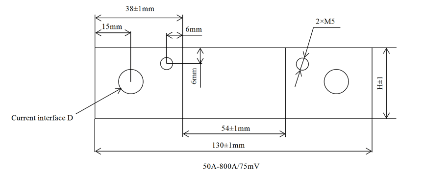 大電流電子束焊精密分流器 (FLW) 50A-800A