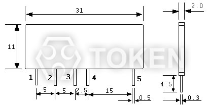 高壓網絡電阻器 高壓分流器 (NTK-A) 尺寸圖