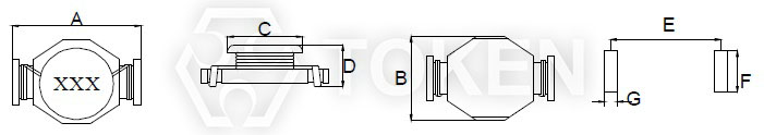 高飽磁功率型 (TPUDHP) 尺寸圖 (Unit: mm)