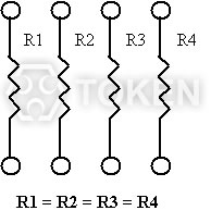  (RCA) 排列式贴片电阻电路图