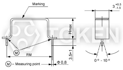 敞开式 (LRA) 镍铜电阻 取样电阻 限流电阻 康铜电阻 锰铜电阻器 尺寸图