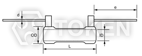 长引线被釉线绕电阻 (DRB16) 一般规格