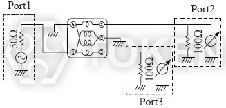 贴片共模电感器 (TCB4F - 617DB) 测试电路